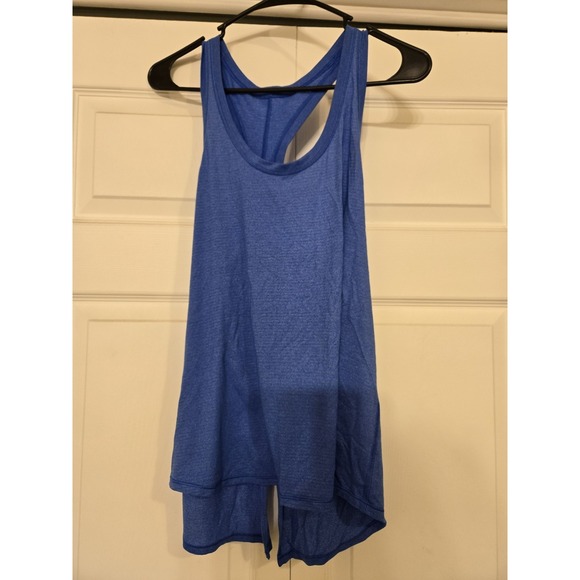 Women's Lululemon Racerback Tank Top Royal Blue Sz 8 Soft Gym Exercise Shirt - Picture 5 of 8